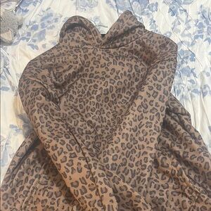 Leopard Print Hoodie